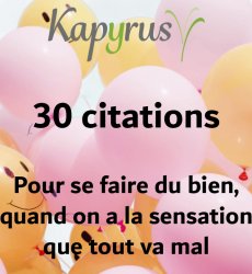 Vignette de 30 Citations pour aller mieux quand on a la sensation que tout va mal